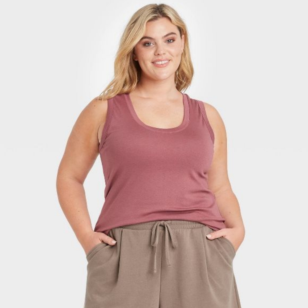 NEW🍁A New Day L, Mauve Tank